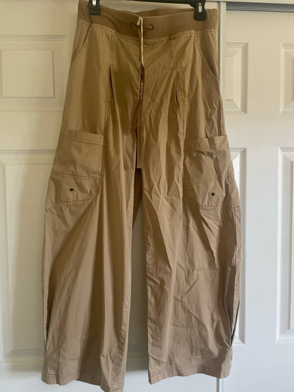 XCVI pender poplin barrel pant size small $148 retail